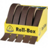 Porte-rouleau économique ROLL-BOX pour 5 rouleaux de 50 mm de largeur KLINGSPOR
