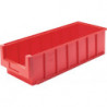 Boîte pour étagère VKB L600xB230xH150mm rouge PP LA-KA-PE (Par 5)