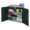 Armoire d’outillage/Servante de machine H1000xl1000xP500 mm 2 tiroirs, 2 tablettes lichtgrau/anthrazitgrau STUMPF
