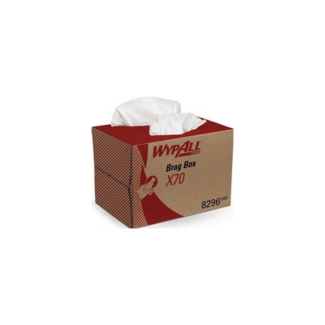 Essuie tout WypAll® X70 8296 L426xB282ca.mm blanc 1-couche Box WYPALL