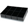 Kit de compartimentage A8-1 B55xT79xH47mm ESD8 unités .RAACO