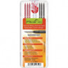 Jeu de mines Pica-Dry 3x graphite 3x rouges 2x blanc Summer Heat 8 Mines