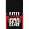 Paillasson A 1,5 m distance rouge/noir PA L1500xB900xS6mm MILTEX