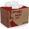 Essuie tout WypAll® X80 8279 L424xB282ca.mm blanc 1-couche Box WYPALL