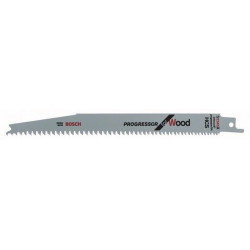 Lame de scie sabre S 2345 X L.200mm B.19mm TPI 6-10 25-4,3mm 100 St./Karte