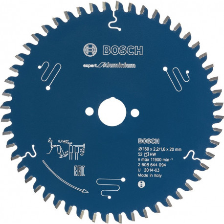 Lame pour scie circulaire Ext 31,5mm Z.96 HLTCG Percage 30mm Larg coupe.2,8mm HM BOSCH