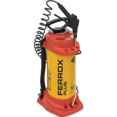 Pulvérisateur haute pression FERROX PLUS 3585P 10 l Récipient en acier 6 bars revêtu PL 5,5 kg MESTO