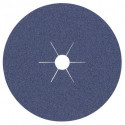 Disque en fibres D. 180 mm granulation 60 INOX corindon zirconien (Par 25)