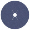 Disque en fibres D. 180 mm granulation 60 INOX corindon zirconien (Par 25)