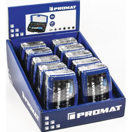 Présentoir de comptoir Assortiment de bits 10 bits 4000829646