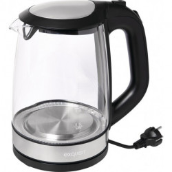Bouilloire WK 3501 swg 2200 W noir, 2 l 1,1 kg verre, acier inoxydable LED bleu