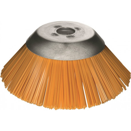Brosse conique HFB D.160mm Trou.25,4mm Polyester 10mm 10000min-¹ LESSMANN