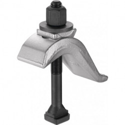 Bride de serrage Nr.6321pour rainure 22mm H. de serrage.0-85mm M20x22x200mm AMF