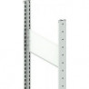 Châssis de support H2000xP600mm argent, META galvanisé