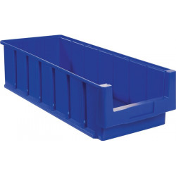 Boîte pour étagère VKB L600xB230xH150mm bleu PP LA-KA-PE (Par 5)
