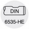 Foret hélicoïdal en carbure monobloc, SuperLine 3 x D, type RT 100 U, DIN 6537, queue (DIN) cylindrique, 6535-HE, surface FIRE, Ø m7 : 7,14 mm