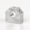 Support axe 20mm Ext 43mm Int 16mm Alu.INA