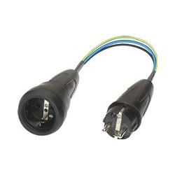 Adaptateur de mesure p. consommateurs à 1 phase Fiche à contact de sécurité dans la prise à contact de sécurité BENNING