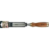 Ciseau à bois Bailey L.160mm l.lame 30mm manche avec bague de frappe, affûtable avec manche en frêne libre-service