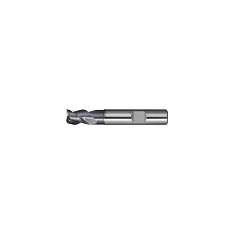 Fraise à rainurer DIN6527 K type W D. nominal 3 mm VHM TiAlN DIN 6535 HB 45 degr. PROMAT