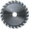 Lame p. scie circul. burinage préalable D. ext. 120 nbre. de dents 12+12 perçage 20 l. de coupe 2,8 - 3,6 mm carbure PROMAT