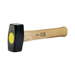 massette conforme à la norme 6475 Tête de marteau 1000 g manche en frêne STANLEY