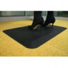 Revêtement de sol de poste de travail tapis fini L500xl800xS16mm noir polyuréthane