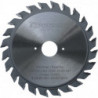 Lame p. scie circul. burinage préalable D. ext. 120 nbre. de dents 12+12 perçage 20 l. de coupe 2,8 - 3,6 mm carbure PROMAT