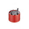 Jeu de fraises en bout Nr.944 D.3/4/5/6/8/10mm Z.4 VHM TiAlN 6tlg.Boîte ronde DORMER