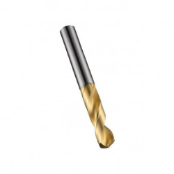Foret hélicoidal DIN 6539 TypN R520 D.3.6mm HM TiN HA 2.5XD DORMER