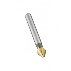 Fraise 60 degrés D.6.3mm HSS TiN Z.3 DORMER