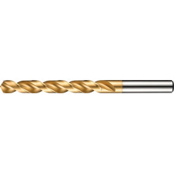Foret hélicoidal A510 D.11.91mm HSS TiN Queue cylindrique droite s DORMER