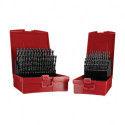 Jeu de Foret hélicoidaux A190 DIN 338 TypN D.1-10x0.1mm HSS 91 unités coffret plastique.DORMER