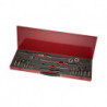 Jeu de filières et tarauds HS-26UNF UNF 1/4-3/4 25unités HSS Coffret métallique