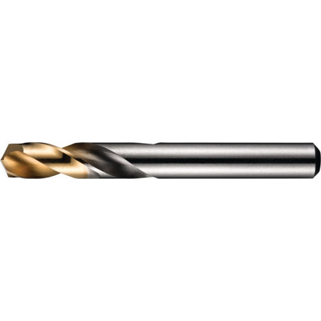 Foret hélicoidal TypN A022 D.9.6mm HSS Brut/TiN Queue cylindrique droite s DORMER (Par 10)