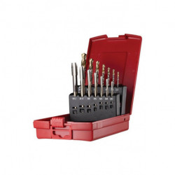 Jeu de tarauds de machine Nr.301 BN L114 M3-M12 14unités.HSS-E PM coffret plastique.DORMER