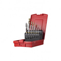 Jeu de tarauds de machine Nr.303 BN L114 M3-M12 14unités.HSS-E PM coffret plastique.DORMER