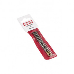 Foret hélicoïdal TypN A002S HSS Brut/TiN Queue droite DORMER