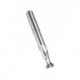 Fraise S611 Werksnorm R.0.1mm Gesamt-L.80mm HM Polished 30 degrés Z.2 DORMER