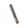 Fraise S524 Werksnorm R.0.3mm Gesamt-L.75mm HM TiSiN 40 degrés Z.4 DORMER