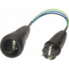 Adaptateur de mesure p. consommateurs à 1 phase Fiche à contact de sécurité dans la prise à contact de sécurité BENNING