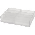 Kit de compartimentage 8pièces transp. l.39xp.109xH.47mm pour répour 871325-871332