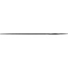 Lime à clé DIN 7283 A-F L. 100 mm section 3,2 mm coupe 2 rond sans manche PROMAT