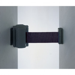 Support mural, plastique noir, adapté pour sangle