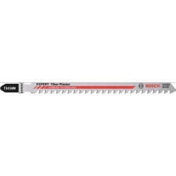 Lame de scie sauteuse Fibre Plâtre T 341 HM longueur totale 132 mm pas de dent 4,3 mm panneaux fibrociment 3 pièces