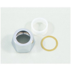 Ecrou union tube 16 mm 5/8 pouce chrome IDEAL STANDARD