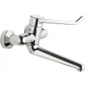 Robinet de sécurité mural pour lavabo monocommande CERAPLUS 280mm Levier 180mm verrouillable Connexions