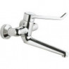 Robinet de sécurité mural pour lavabo monocommande CERAPLUS 280mm Levier 180mm verrouillable Connexions
