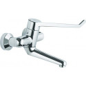 Robinet de sécurité mural pour lavabo monocommande CERAPLUS 230mm Levier 230mm n. verrouillable Connexions