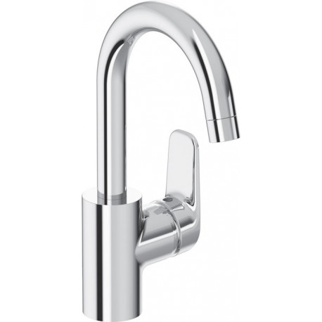 Mitigeur lavabo CERAFLEX avec bec haut orientable chromé IDEAL STANDARD